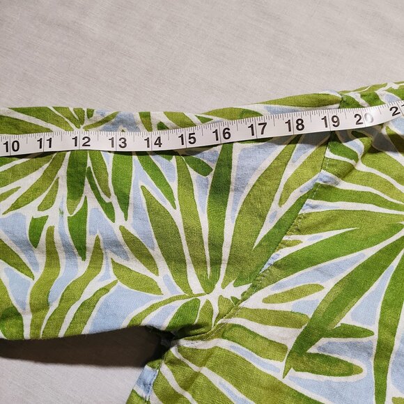 Sigrid Olsen Women's Large Long Sleeve Button-down Blouse - Picture 6 of 9